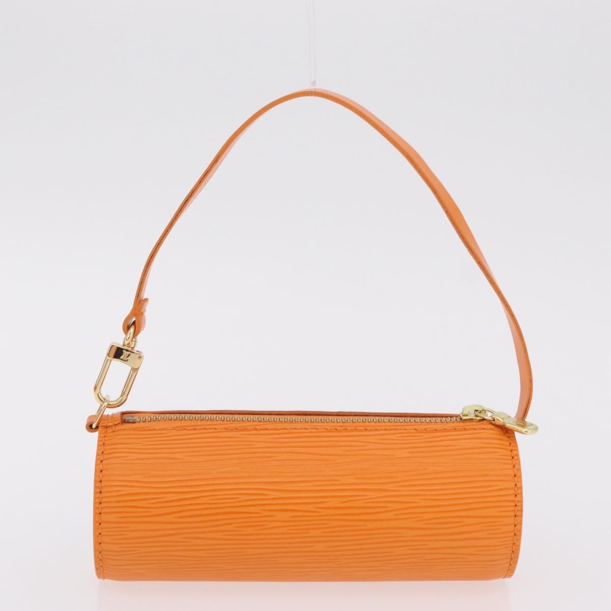 LOUIS VUITTON Epi Soufflot Hand Bag Orange Mandarin M5222H LV Auth 167753SAM