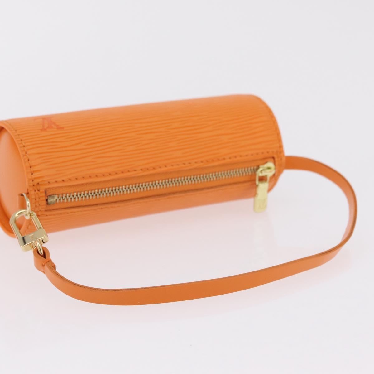LOUIS VUITTON Epi Soufflot Hand Bag Orange Mandarin M5222H LV Auth 167753SAM