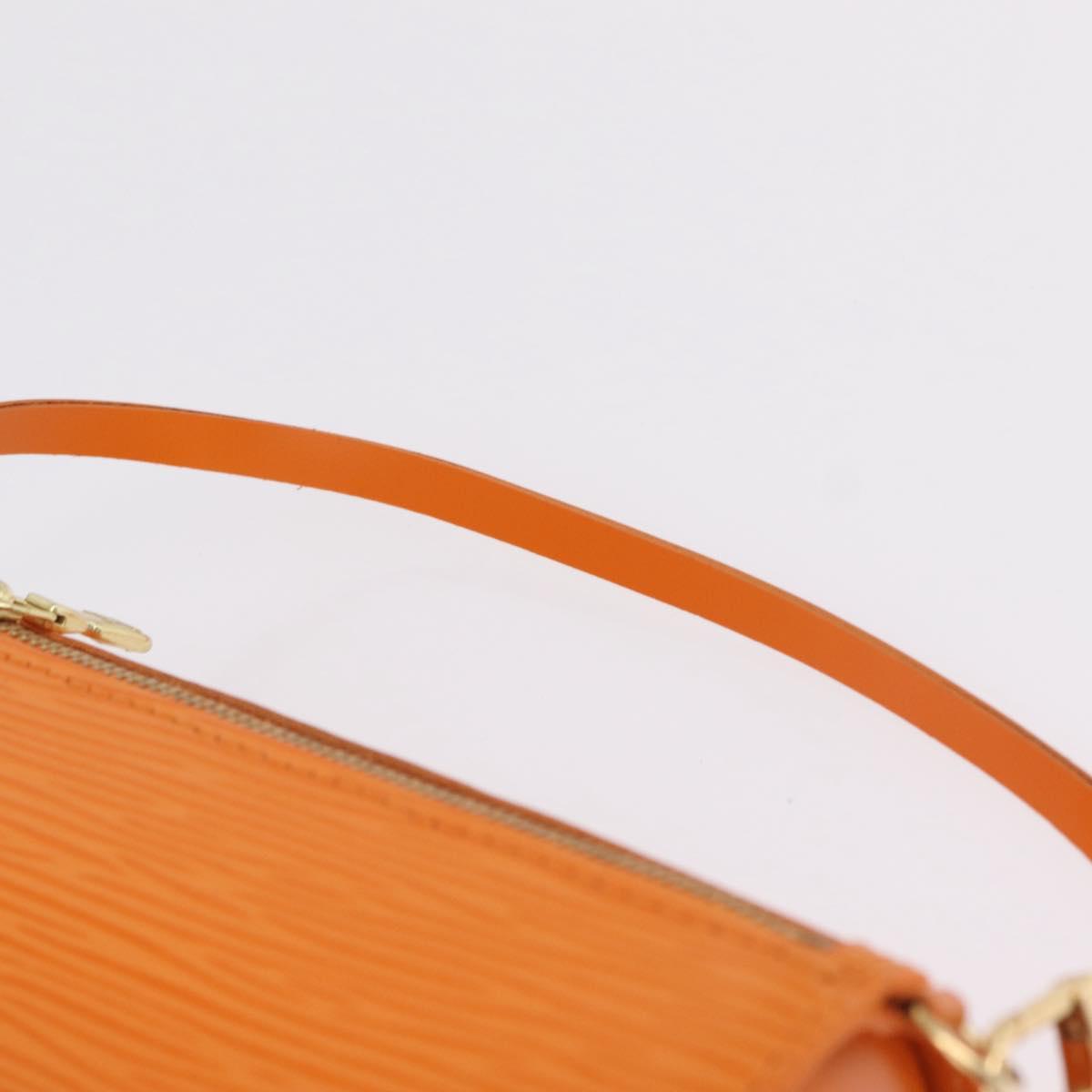 LOUIS VUITTON Epi Soufflot Hand Bag Orange Mandarin M5222H LV Auth 167753SAM