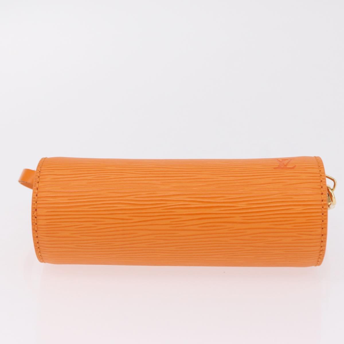 LOUIS VUITTON Epi Soufflot Hand Bag Orange Mandarin M5222H LV Auth 167753SAM