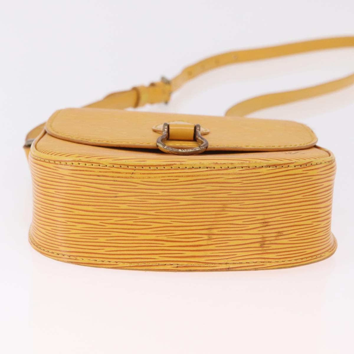LOUIS VUITTON Epi Saint Cloud PM Shoulder Bag Yellow M52219 LV Auth 167754A