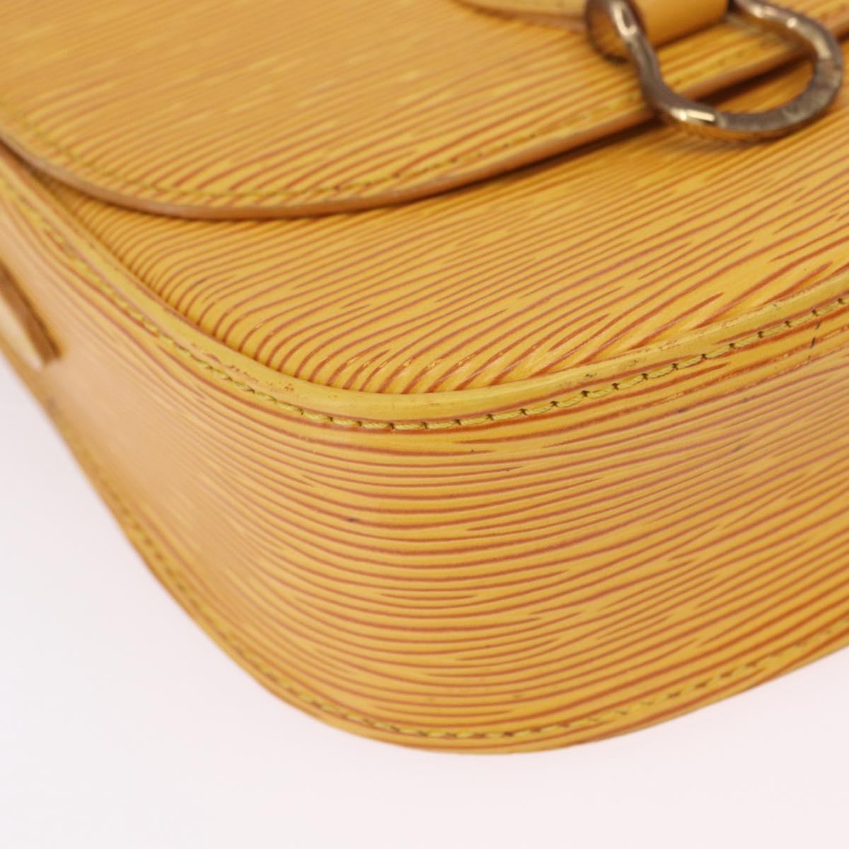 LOUIS VUITTON Epi Saint Cloud PM Shoulder Bag Yellow M52219 LV Auth 167754A
