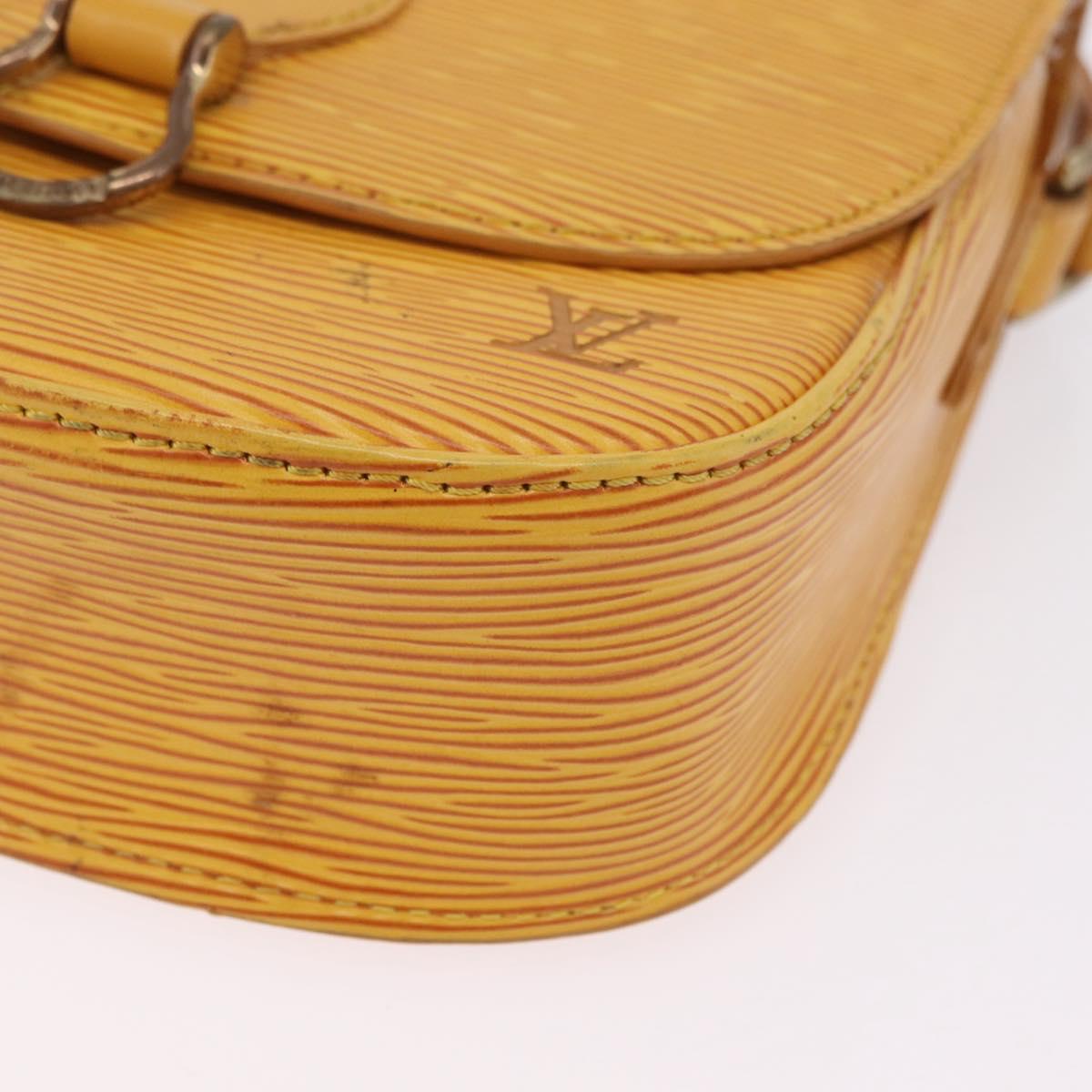 LOUIS VUITTON Epi Saint Cloud PM Shoulder Bag Yellow M52219 LV Auth 167754A