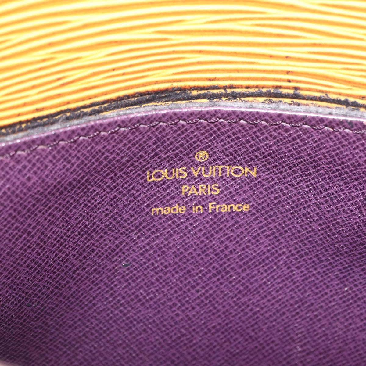 LOUIS VUITTON Epi Saint Cloud PM Shoulder Bag Yellow M52219 LV Auth 167754A