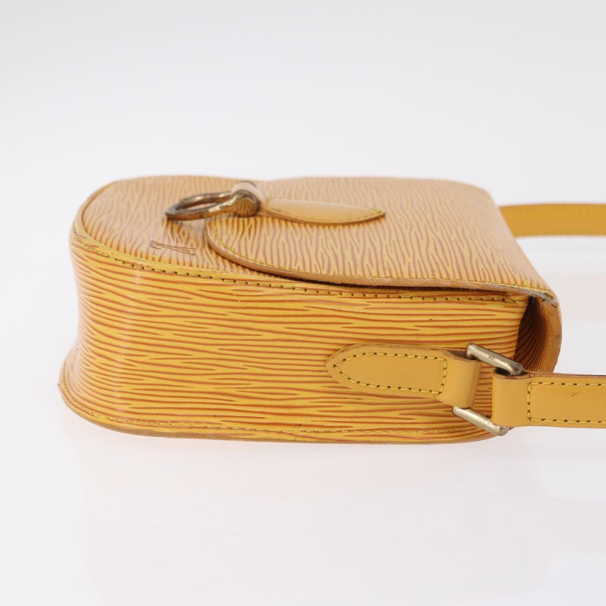 LOUIS VUITTON Epi Saint Cloud PM Shoulder Bag Yellow M52219 LV Auth 167754A