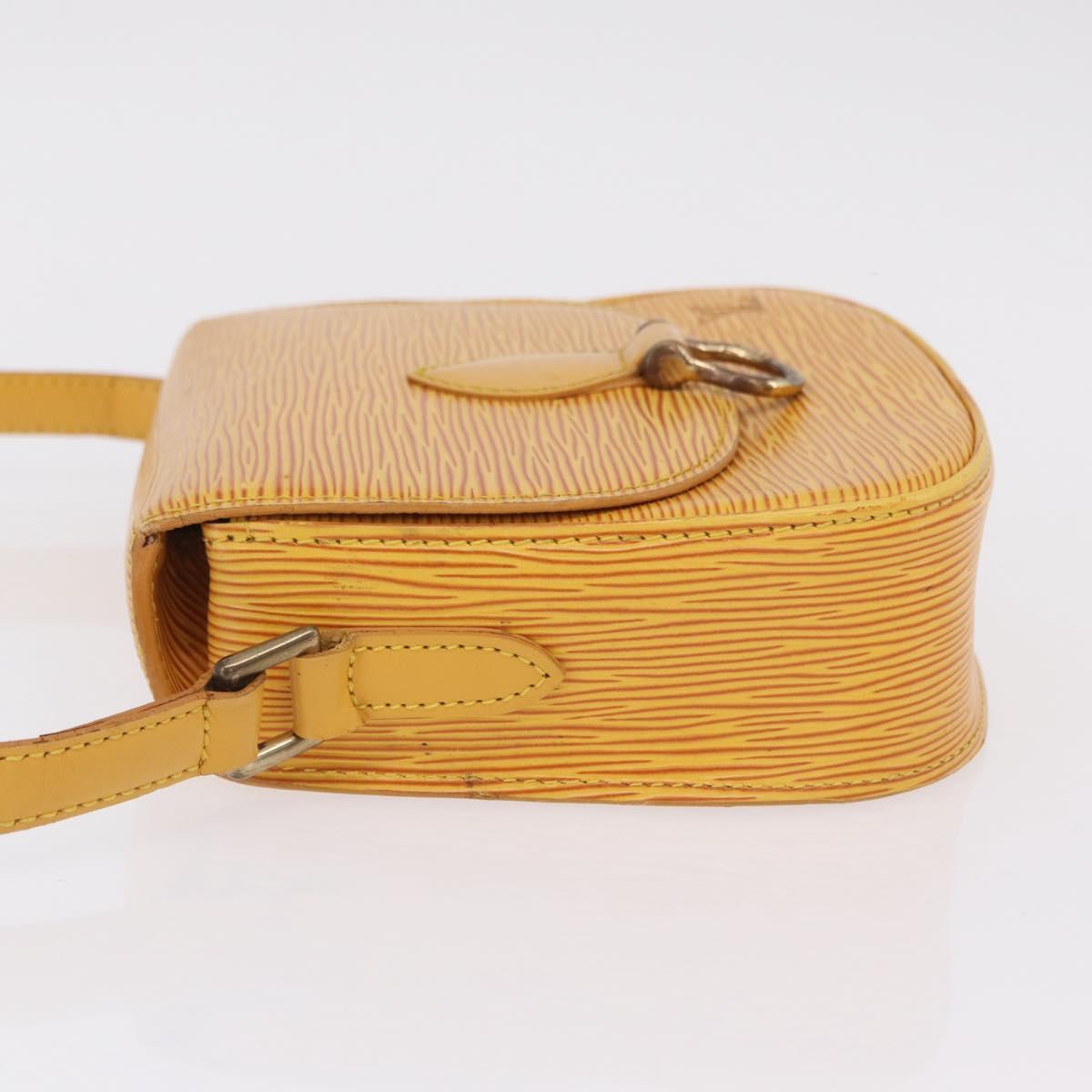 LOUIS VUITTON Epi Saint Cloud PM Shoulder Bag Yellow M52219 LV Auth 167754A