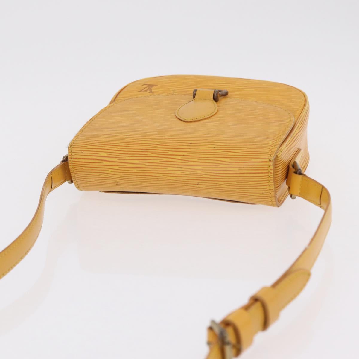 LOUIS VUITTON Epi Saint Cloud PM Shoulder Bag Yellow M52219 LV Auth 167754A