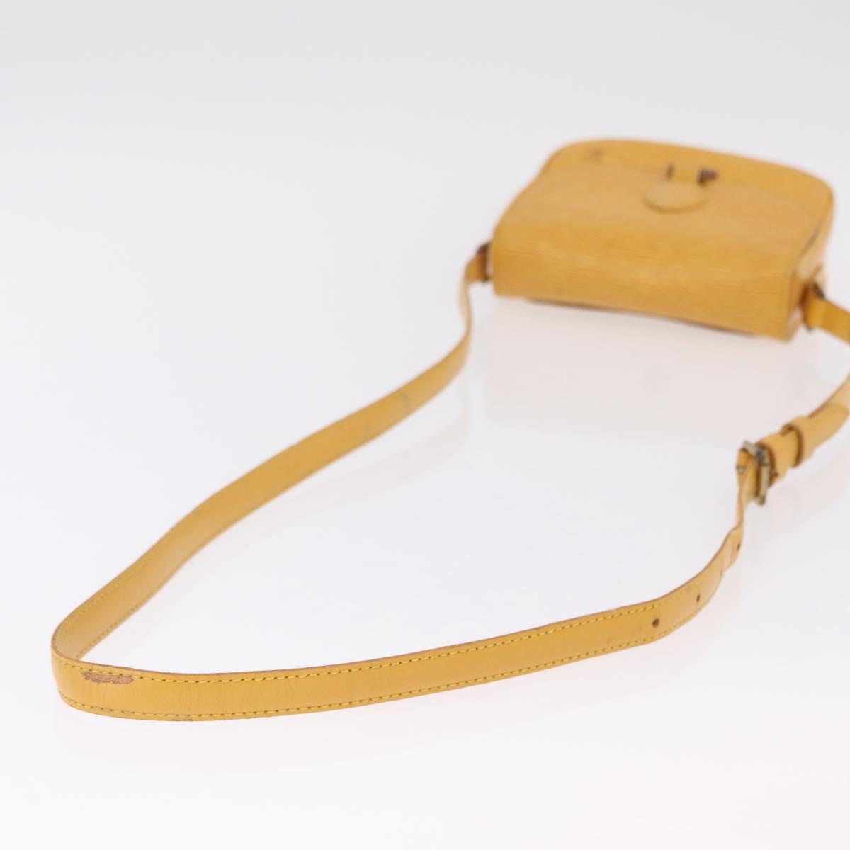 LOUIS VUITTON Epi Saint Cloud PM Shoulder Bag Yellow M52219 LV Auth 167754A