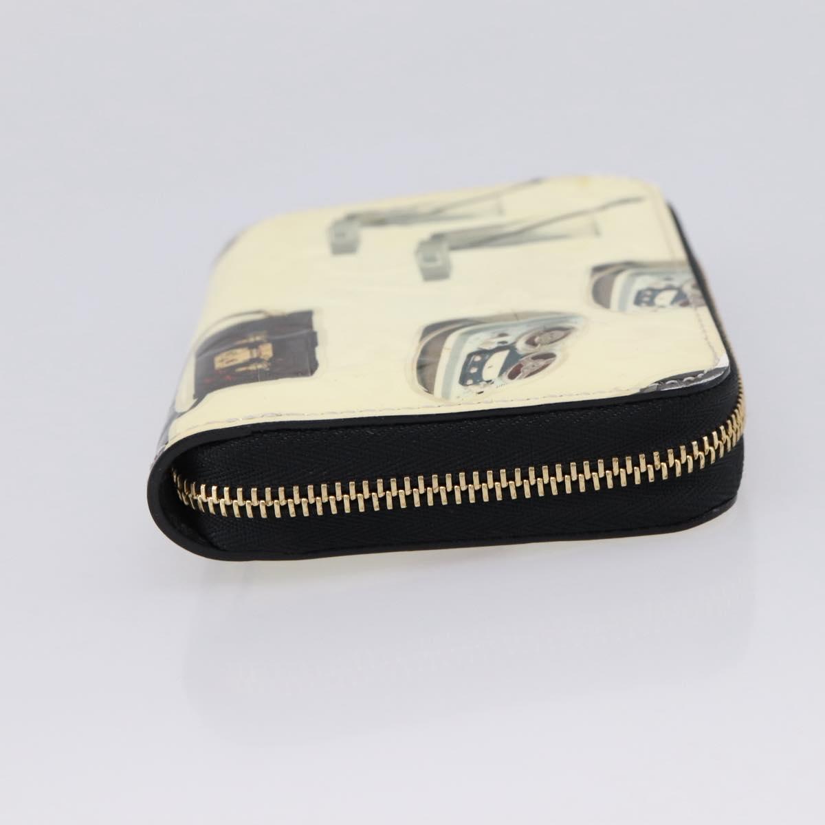 LOUIS VUITTON Vernis Sticker Print Nicola Geschier Purse M50372 Auth 167756