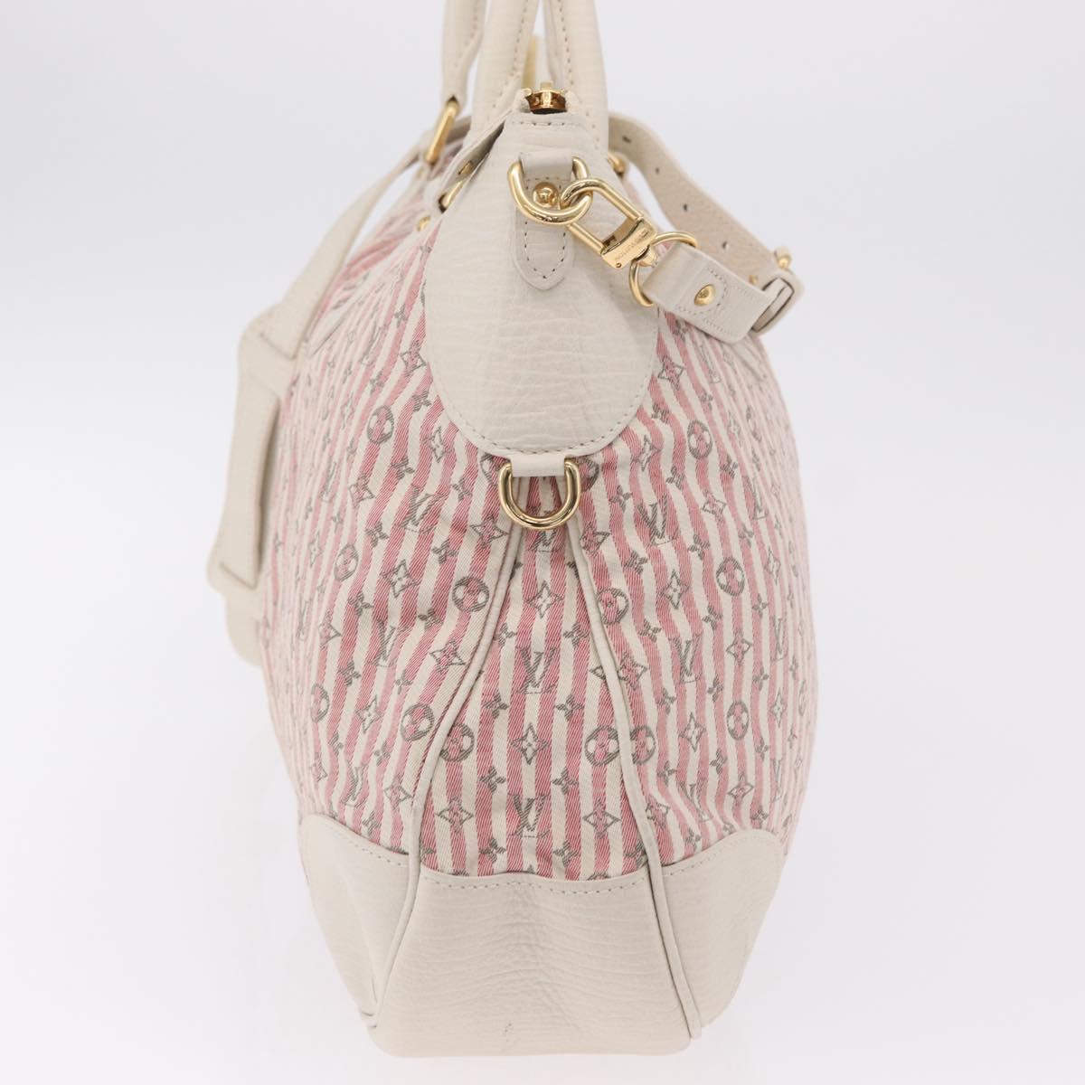 LOUIS VUITTON Mini Lin Marina GM Bag Croisette 2way Pink M95493 LV Auth 167757A