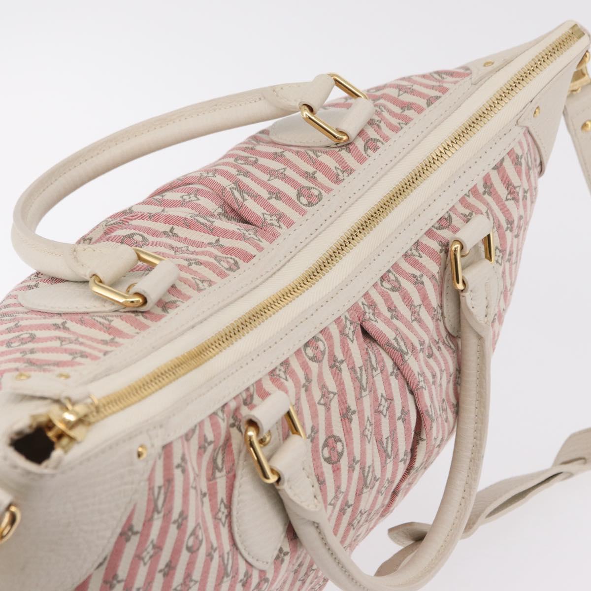 LOUIS VUITTON Mini Lin Marina GM Bag Croisette 2way Pink M95493 LV Auth 167757A