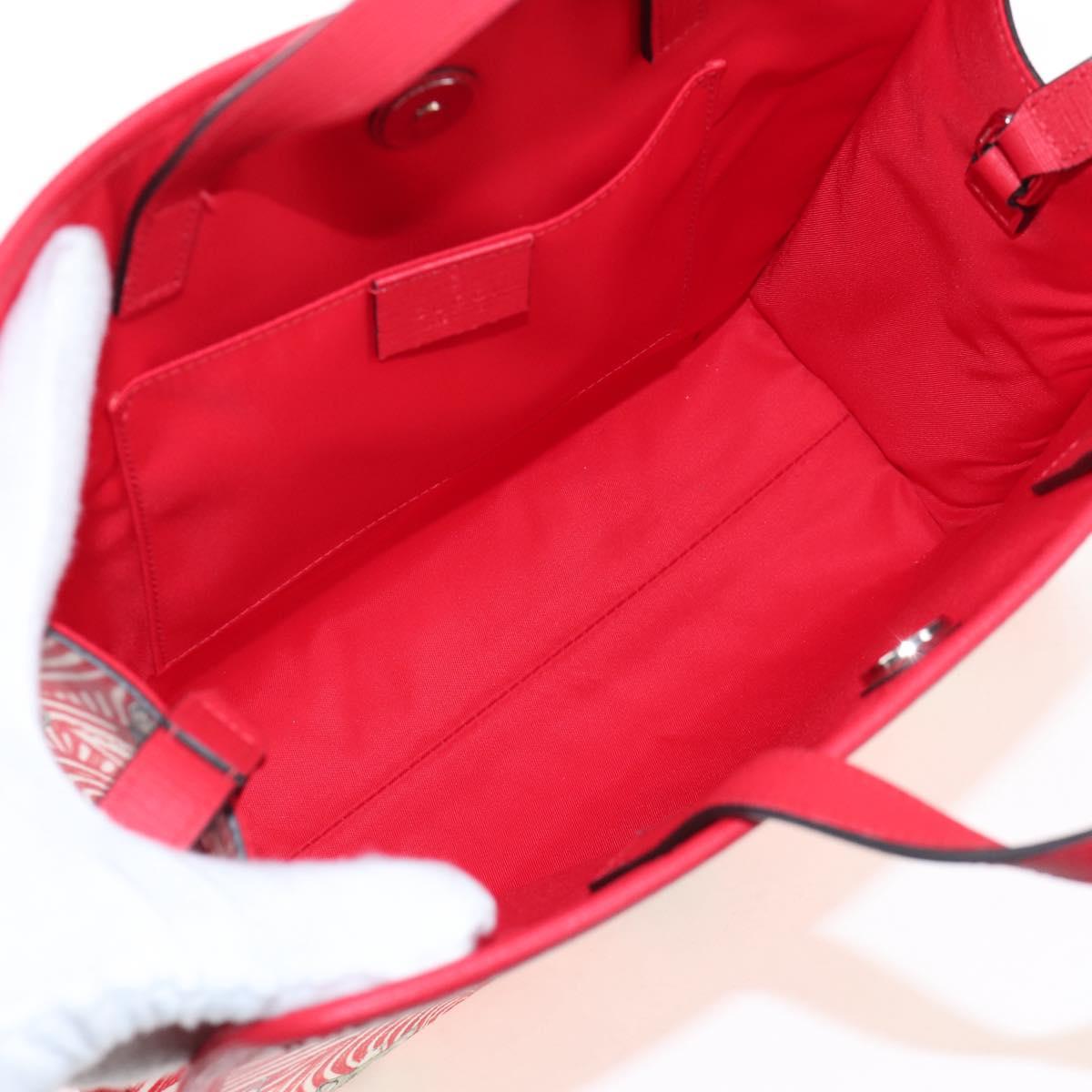 GUCCI x Higuchi Yuuko Hand Bag PVC 2way Red 630542 Auth 167781SM
