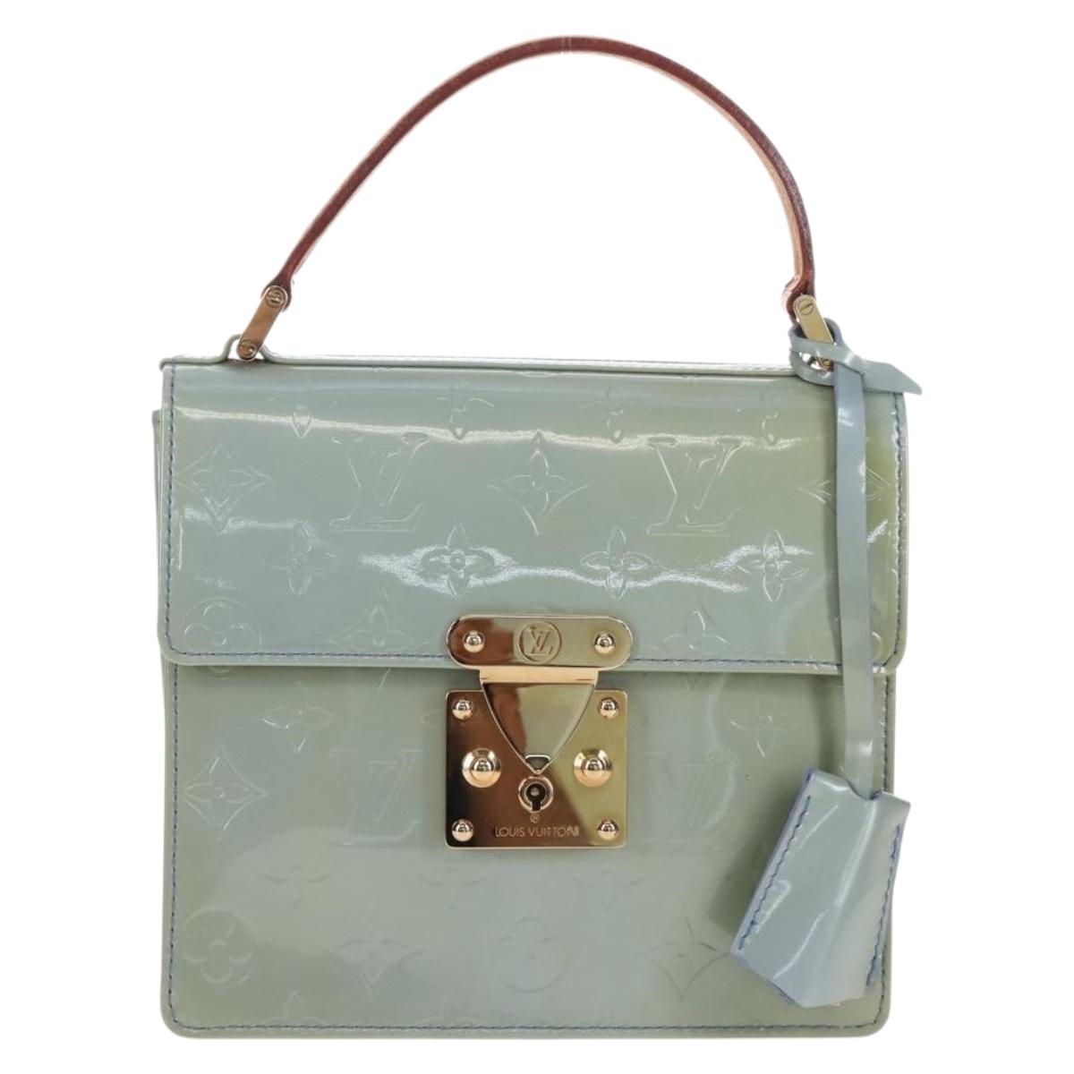 LOUIS VUITTON Monogram Vernis Spring Street Bag Lavande M91216 LV Auth 167782A