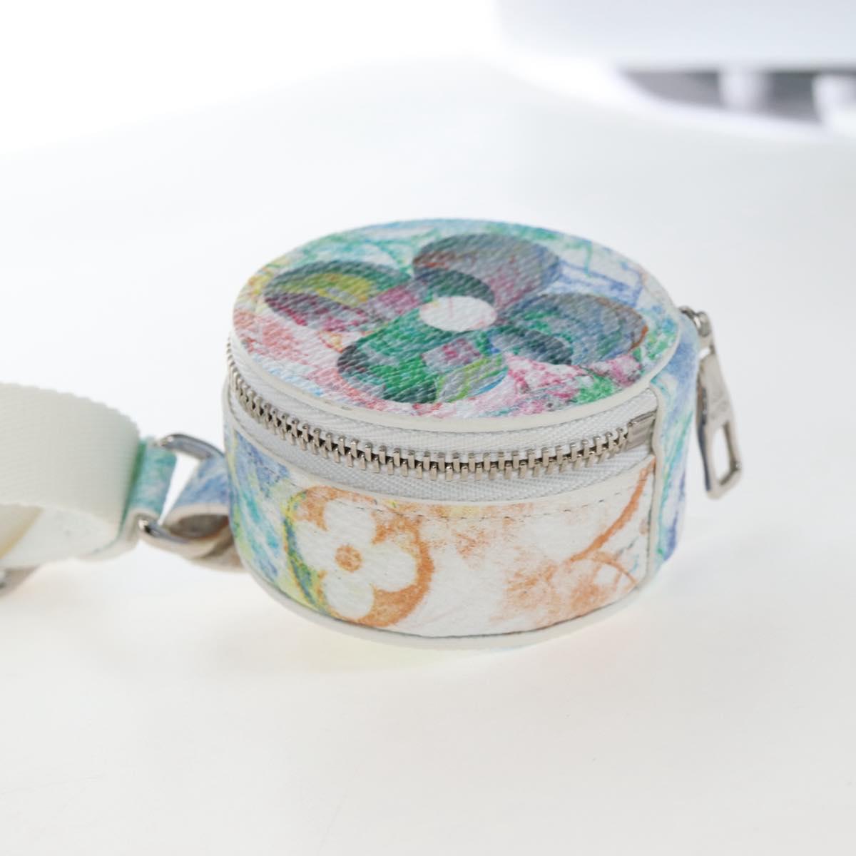 LOUIS VUITTON Monogram Pastel Colors LV Block Pouch M57277 LV Auth 167783SM