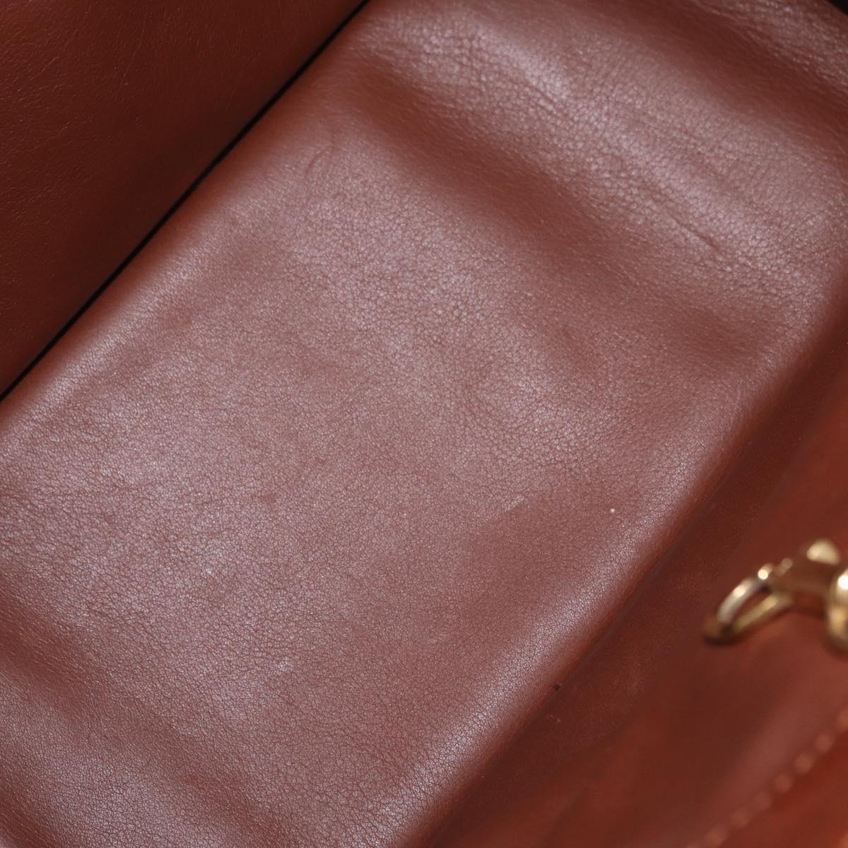 LOUIS VUITTON Charm Cabas Bron Hand Bag Brown White M95157 LV Auth 167784A