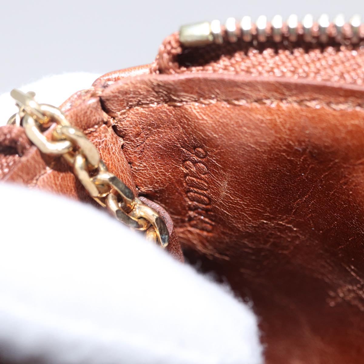 LOUIS VUITTON Monogram Charm Pochette Cles Coin Purse M95164 LV Auth 167786A