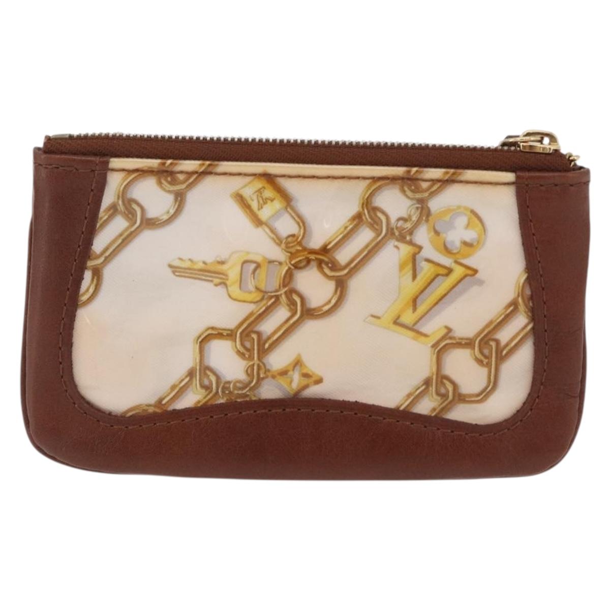 LOUIS VUITTON Monogram Charm Pochette Cles Coin Purse M95164 LV Auth 167786A