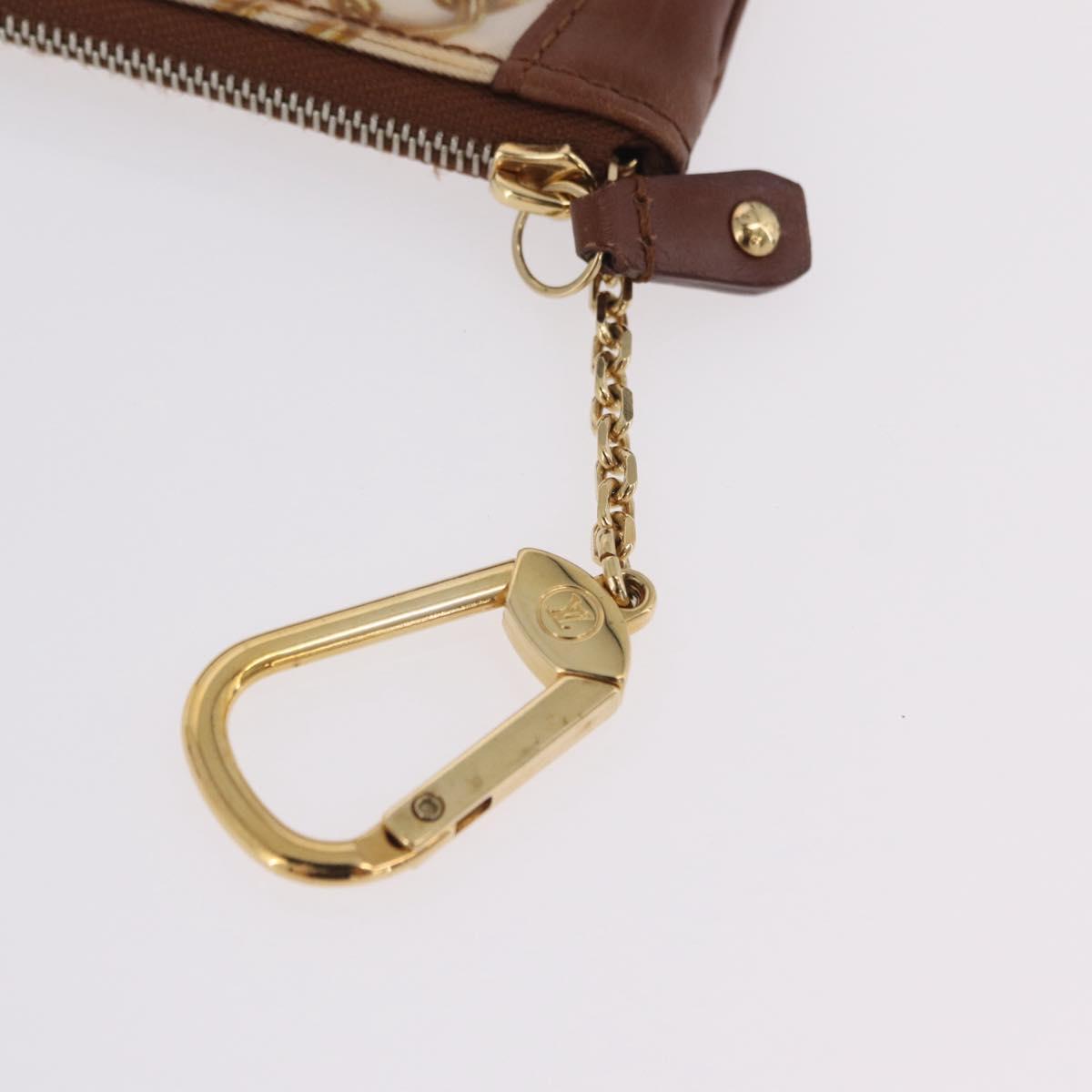 LOUIS VUITTON Monogram Charm Pochette Cles Coin Purse M95164 LV Auth 167786A