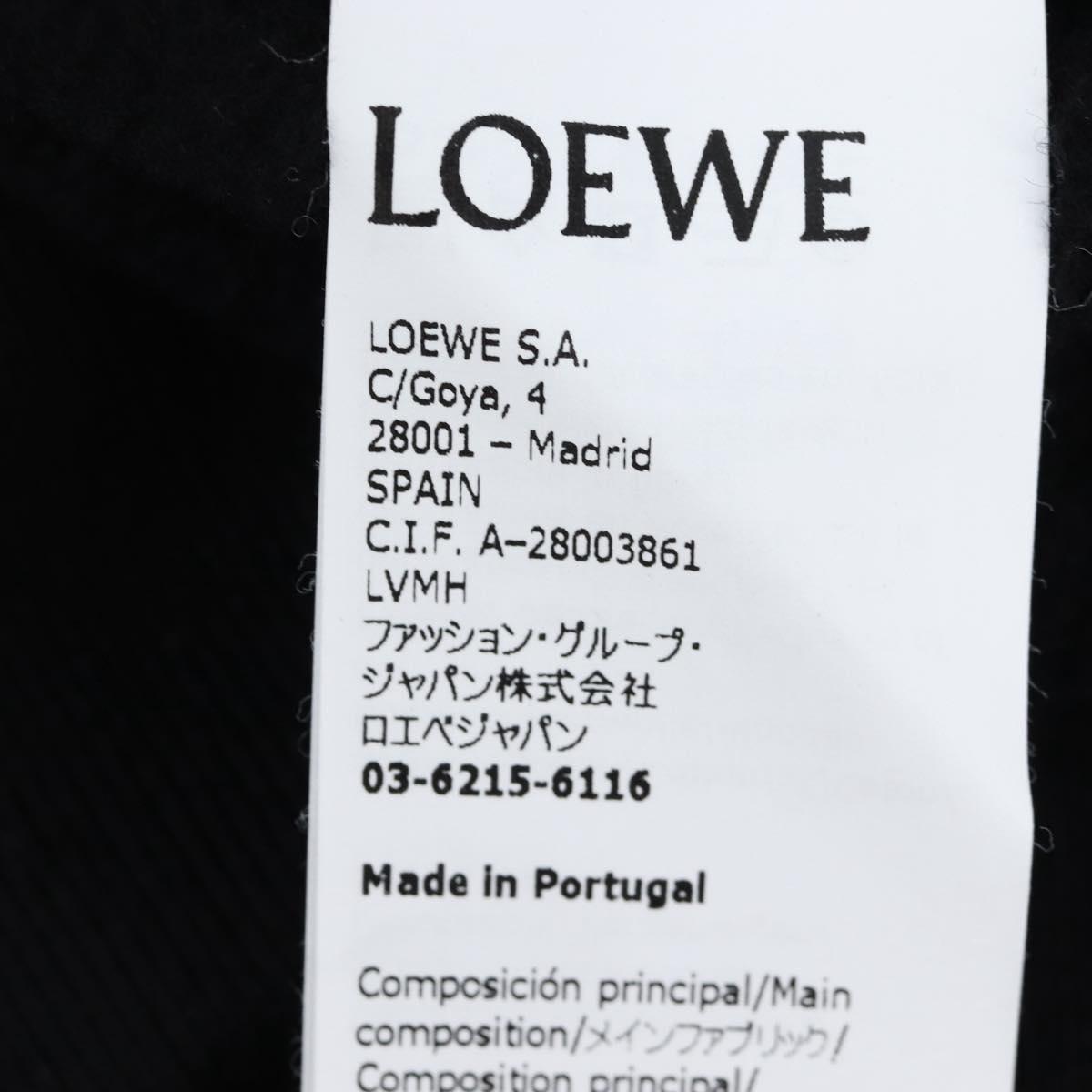 LOEWE Susuwatari Spirited Away Long Sleeve Hoodie Cotton M Black Auth 167788M