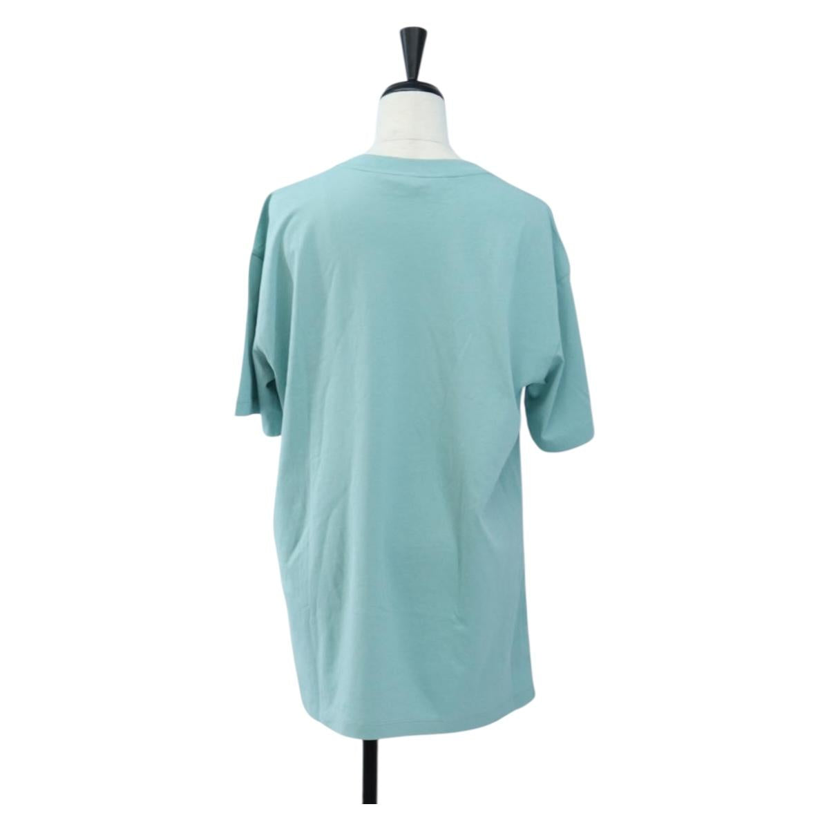 LOEWE Baby Mouse Flybird Spirited Away T Shirt Cotton XS Mint Green Auth 167790M
