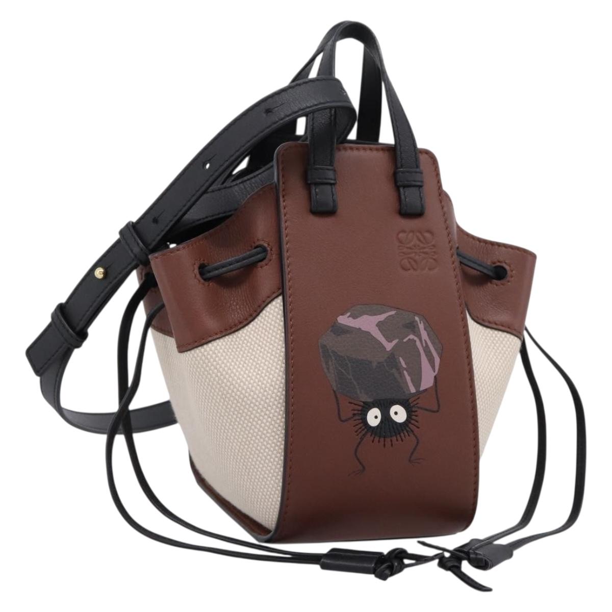 LOEWE x Studio Ghibli Suswatari Hammock Drawstring Mini Bag 2way Auth 167813SAM