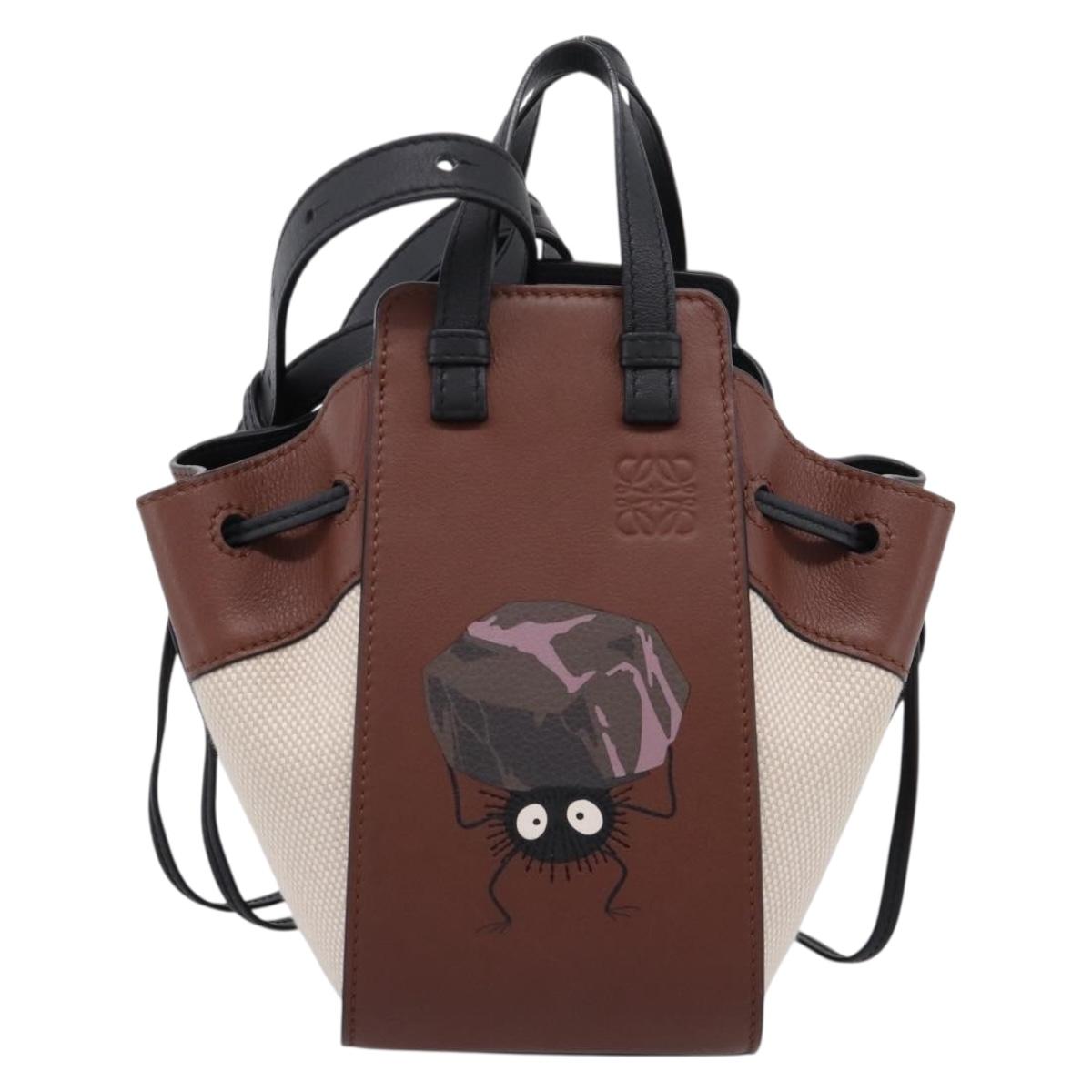 LOEWE x Studio Ghibli Suswatari Hammock Drawstring Mini Bag 2way Auth 167813SAM