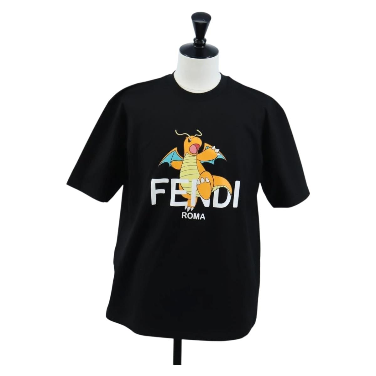 FENDI x FRGMT x POKMON Dragonite Short Sleeved T shirt Cotton M Auth 167853M