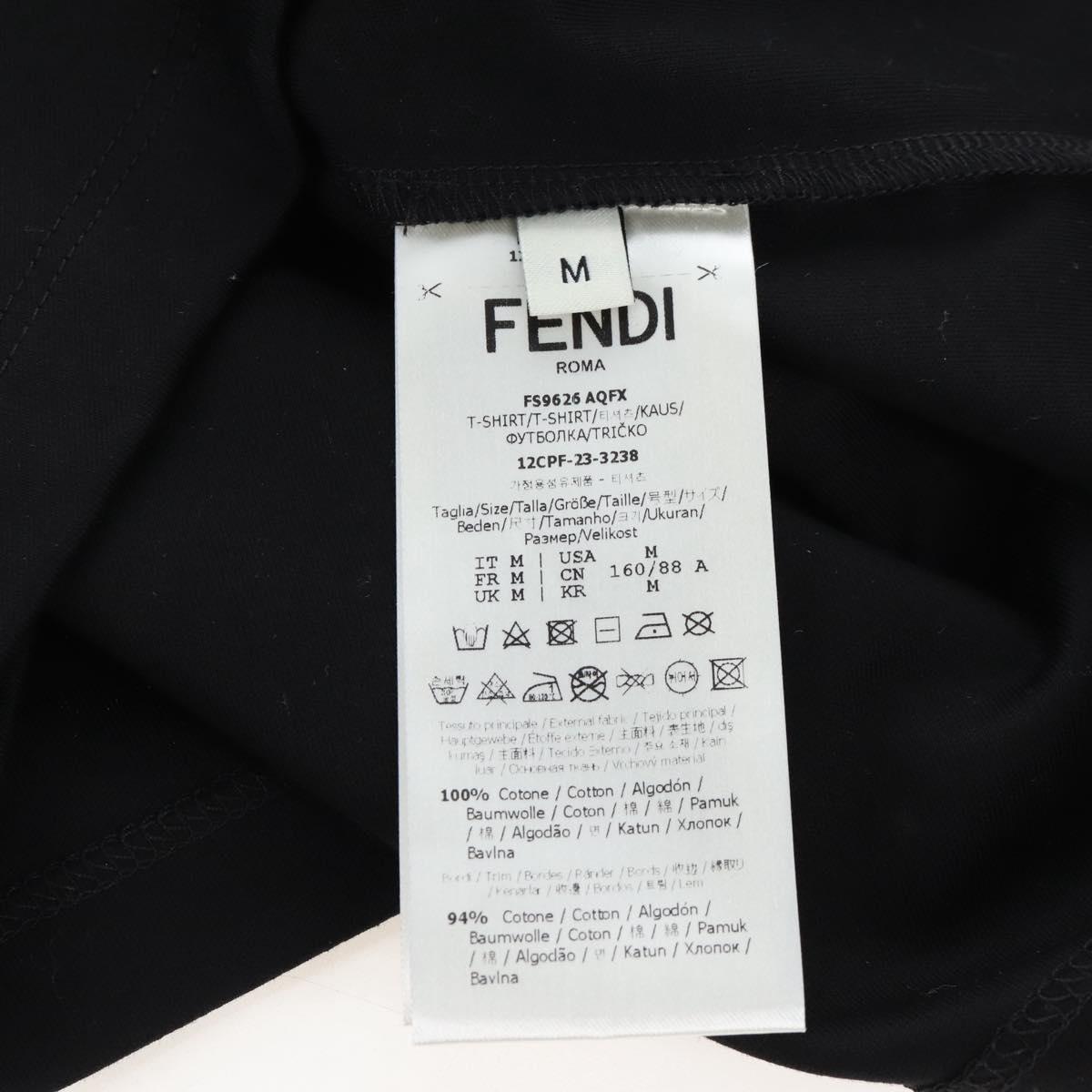 FENDI x FRGMT x POKMON Dragonite Short Sleeved T shirt Cotton M Auth 167853M