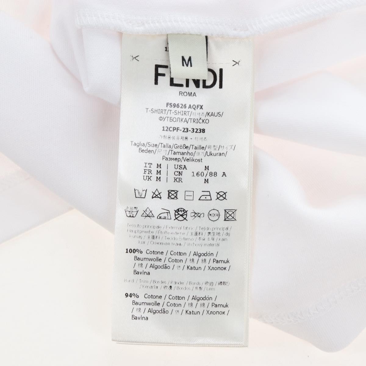 FENDI x FRGMT x POKMON Dragonite Short Sleeved T Shirt Cotton M Auth 167854M