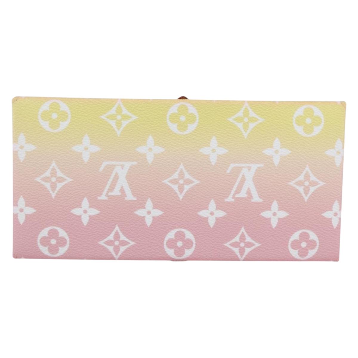 LOUIS VUITTON Monogram Etoui 6 Pailles Pouch Pink GI0621 LV Auth 167902SAM