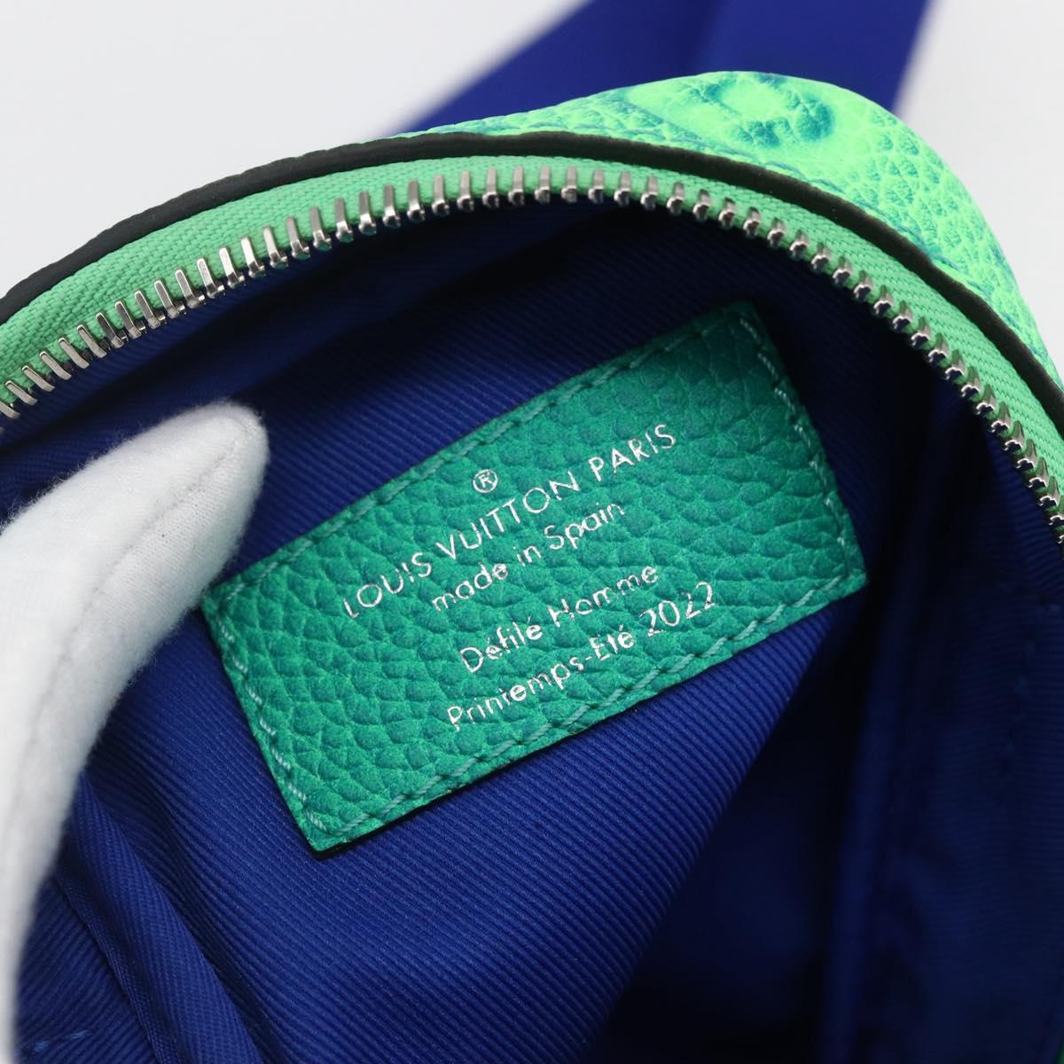 LOUIS VUITTON Taurillon Illusion Double Phone Pouch Shoulder Bag M81223 167903SAM