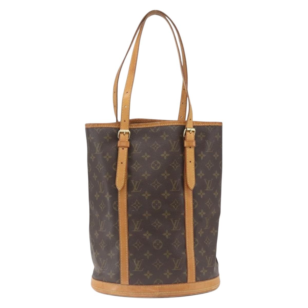 LOUIS VUITTON Monogram Bucket GM Shoulder Bag M42236 LV Auth 167916