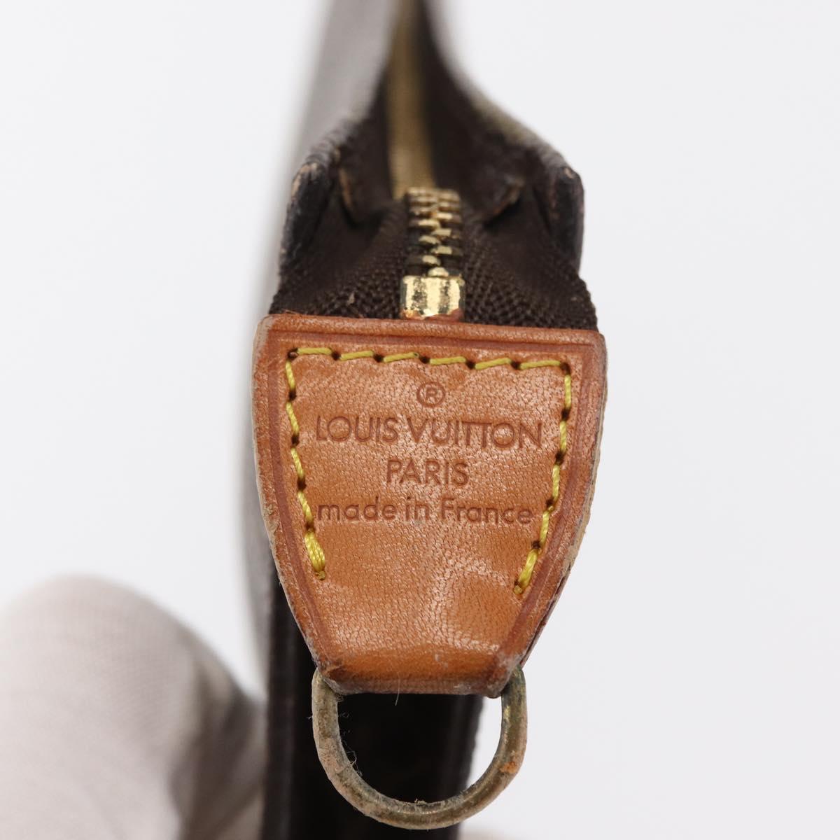 LOUIS VUITTON Monogram Bucket GM Accessory Pouch LV Auth 167917