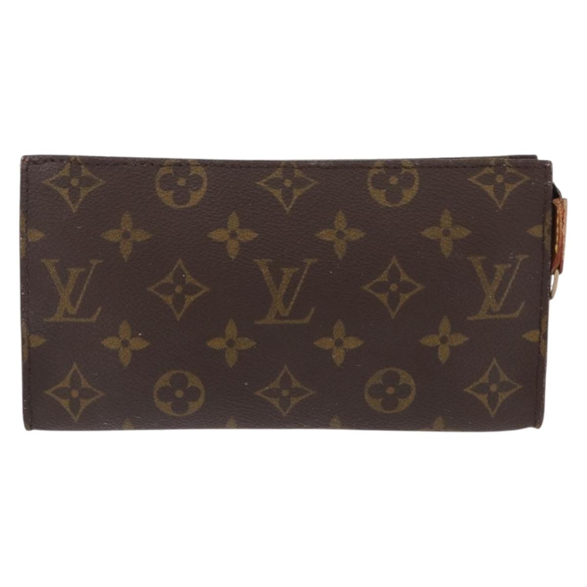 LOUIS VUITTON Monogram Bucket GM Accessory Pouch LV Auth 167917
