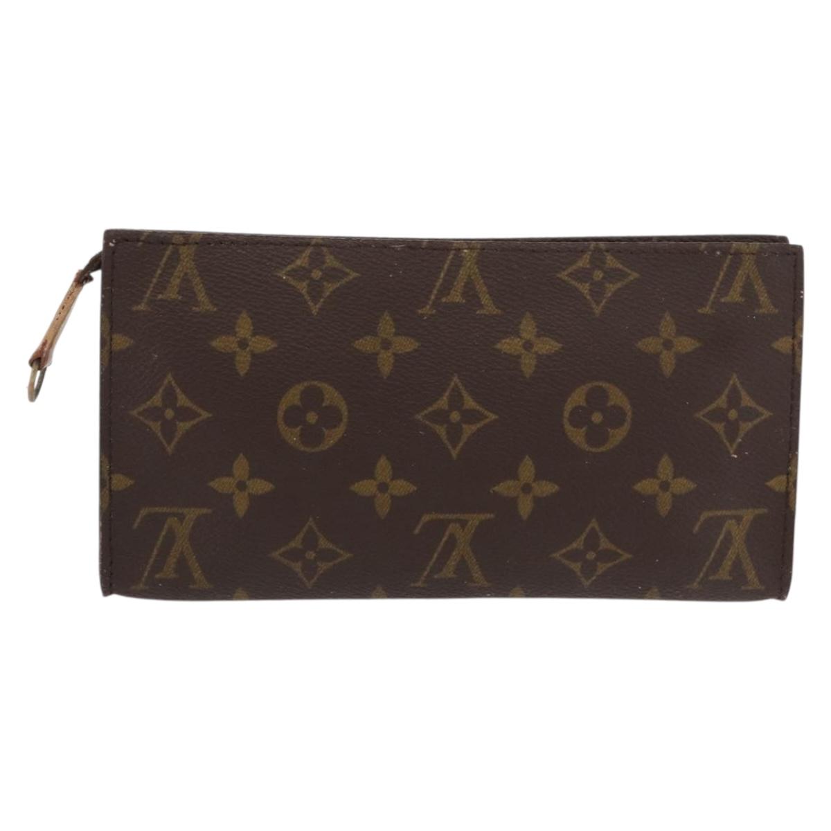 LOUIS VUITTON Monogram Bucket GM Accessory Pouch LV Auth 167917