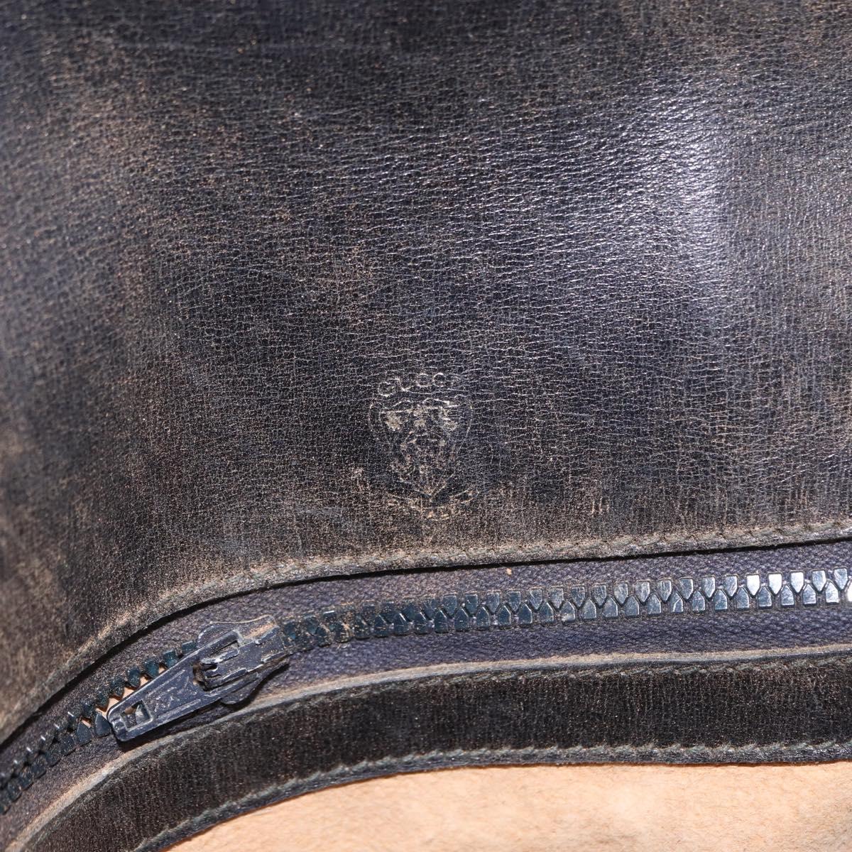 GUCCI Micro GG Supreme Web Sherry Line Bag PVC Black 001 754 6177 Auth 167928