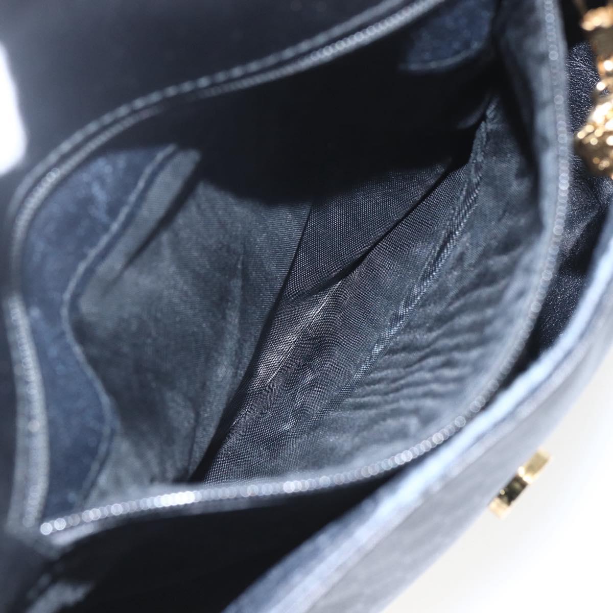 GUCCI Micro GG Supreme Web Sherry Line Bag PVC Black 001 115 0914 Auth 167932