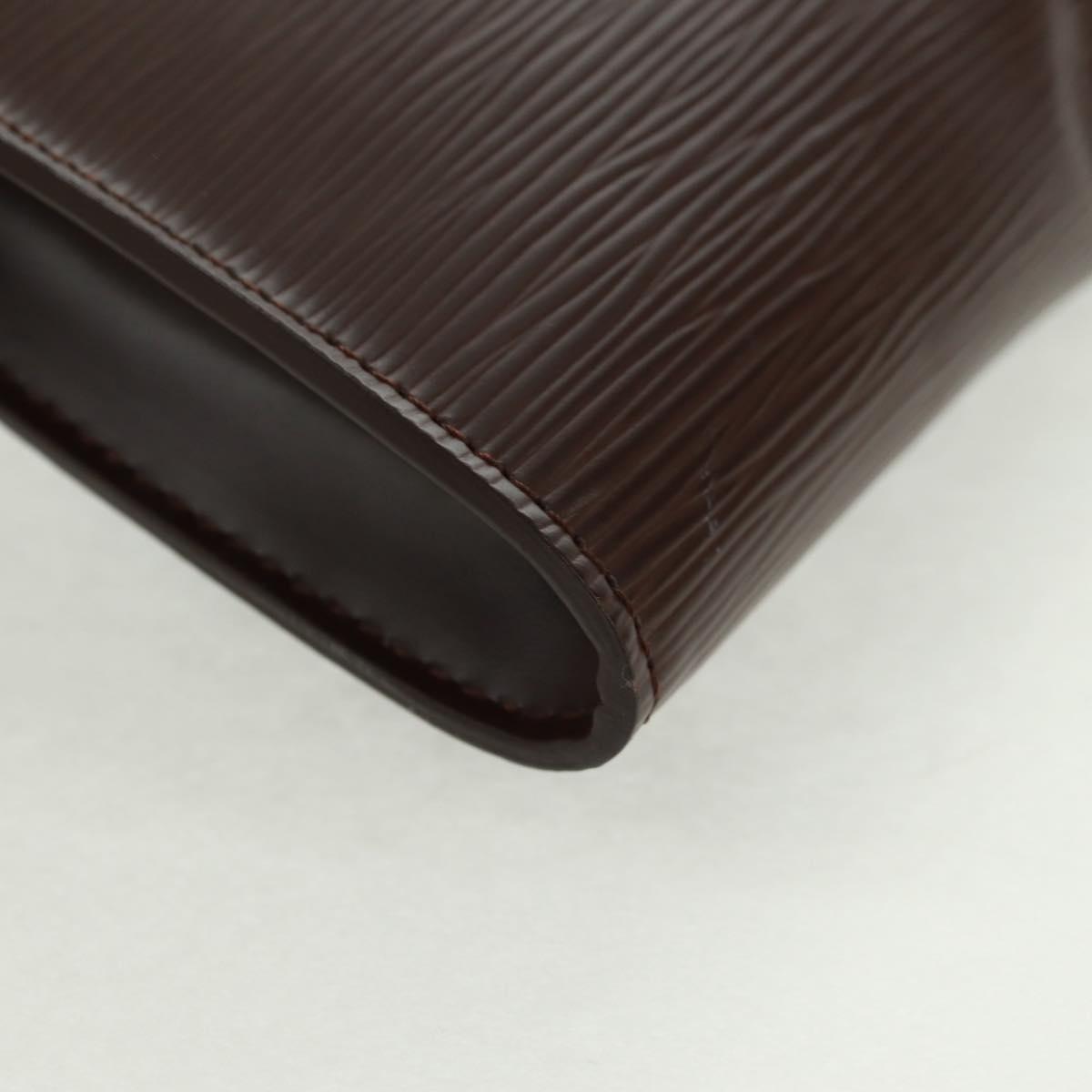 LOUIS VUITTON Epi Pochette Accessoires Pouch Mocha M5294D LV Auth 167954V