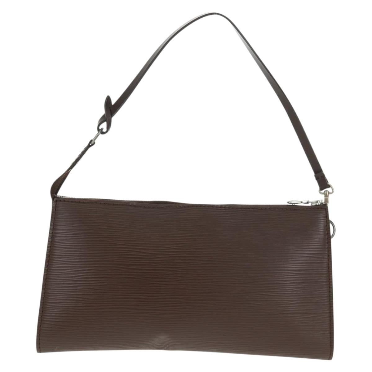 LOUIS VUITTON Epi Pochette Accessoires Pouch Mocha M5294D LV Auth 167954V