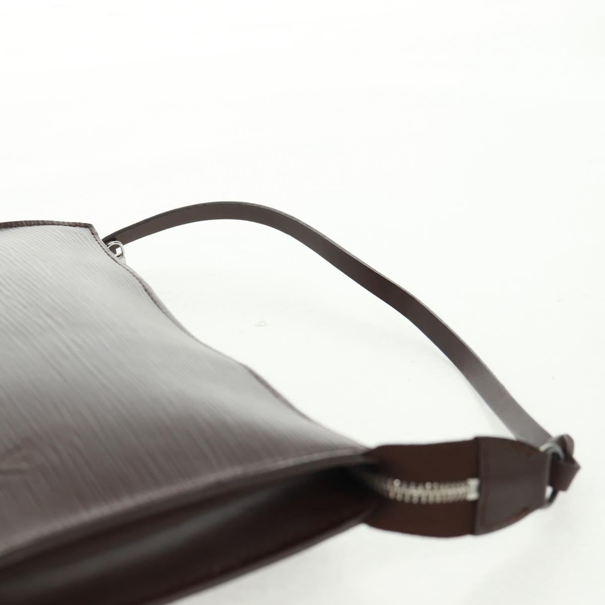 LOUIS VUITTON Epi Pochette Accessoires Pouch Mocha M5294D LV Auth 167954V