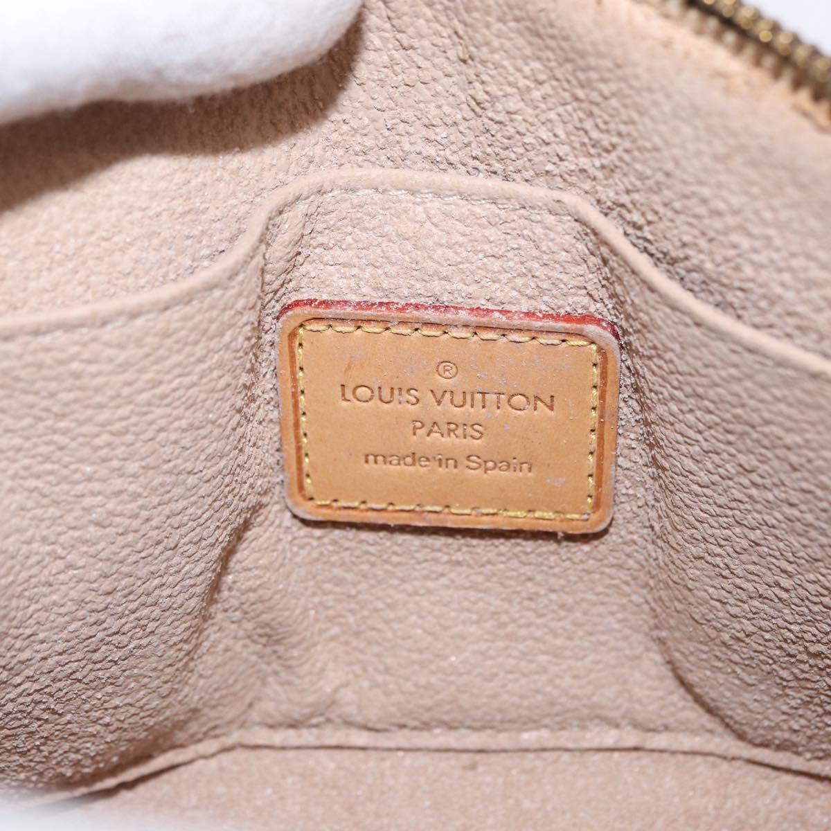 LOUIS VUITTON Monogram Pochette Cosmetic PM Pouch M43998 LV Auth 167966