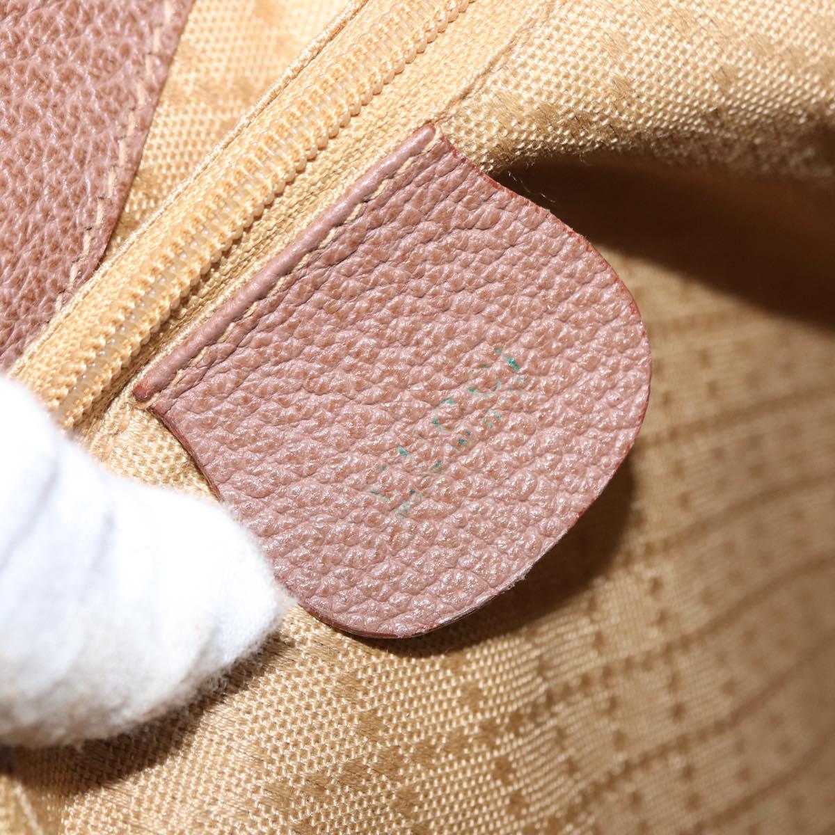 GUCCI Bamboo Backpack Suede Brown Gold 003 2058 0016 Auth 167968