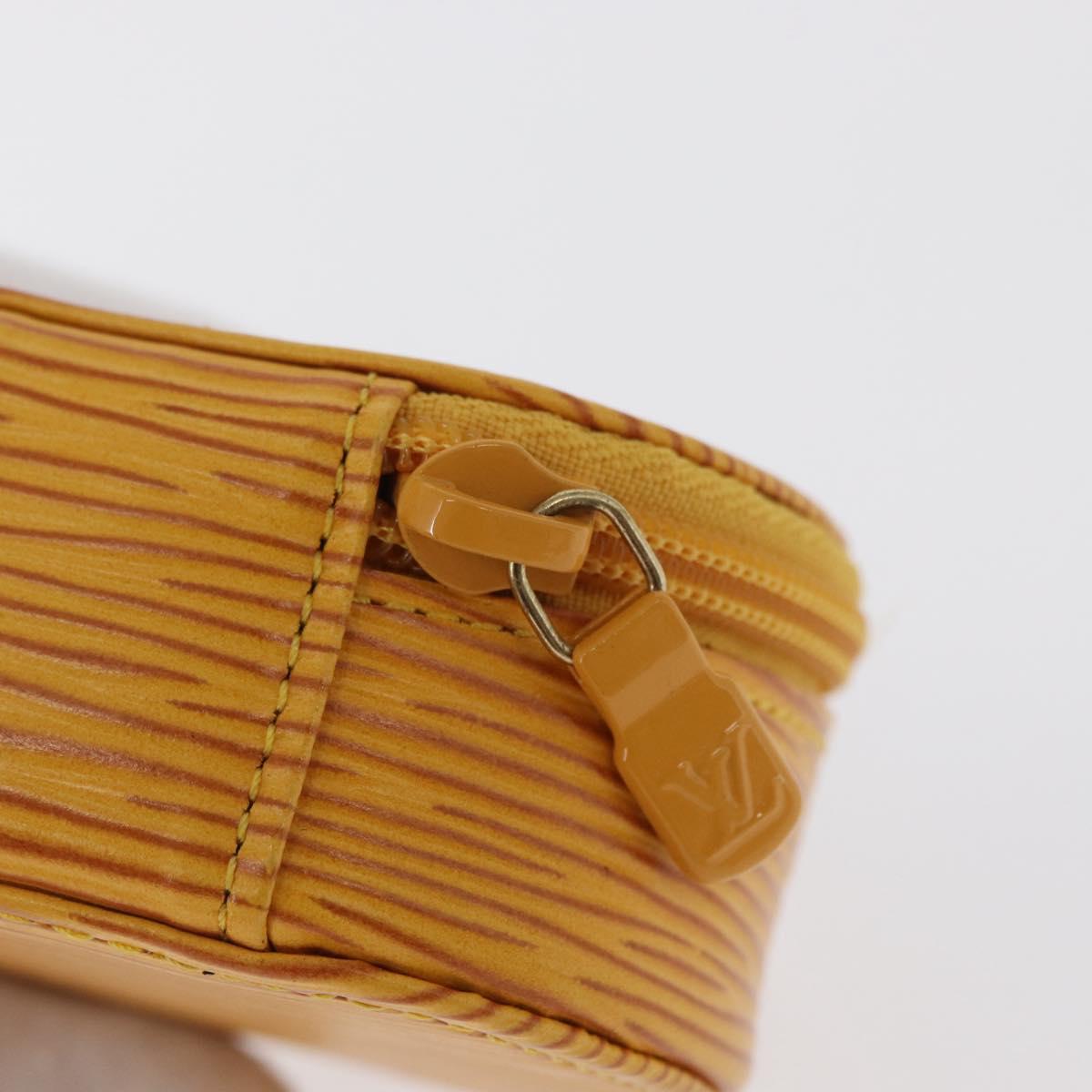 LOUIS VUITTON Epi Ecrin Bijoux8 Jewelry Box Yellow M48229 LV Auth 167974