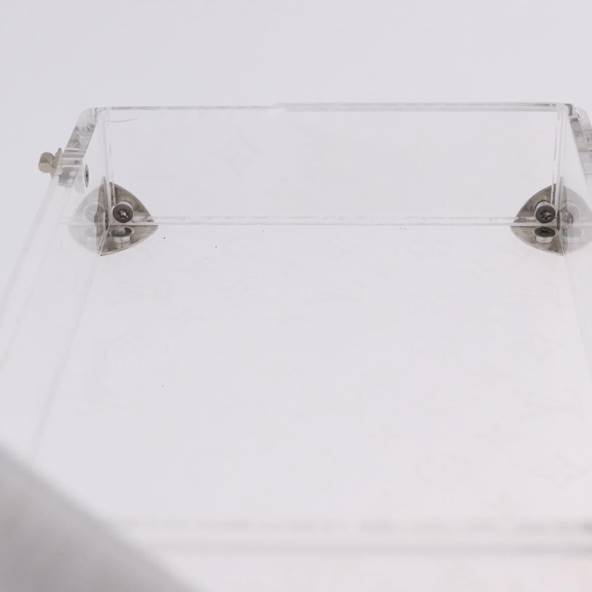LOUIS VUITTON Monogram Love Message Mini Trunk Plastic Clear M99079 Auth 167975