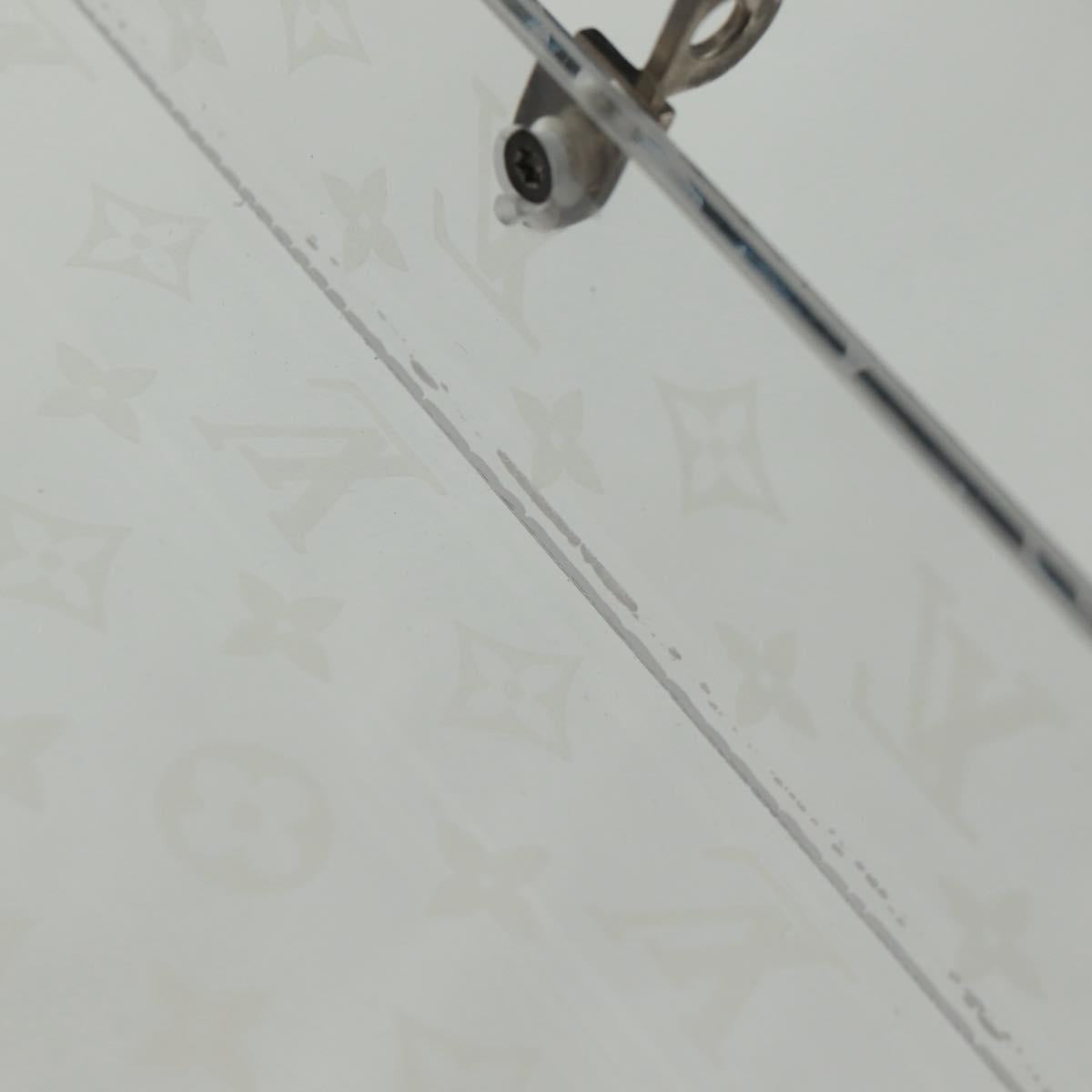 LOUIS VUITTON Monogram Love Message Mini Trunk Plastic Clear M99079 Auth 167975V