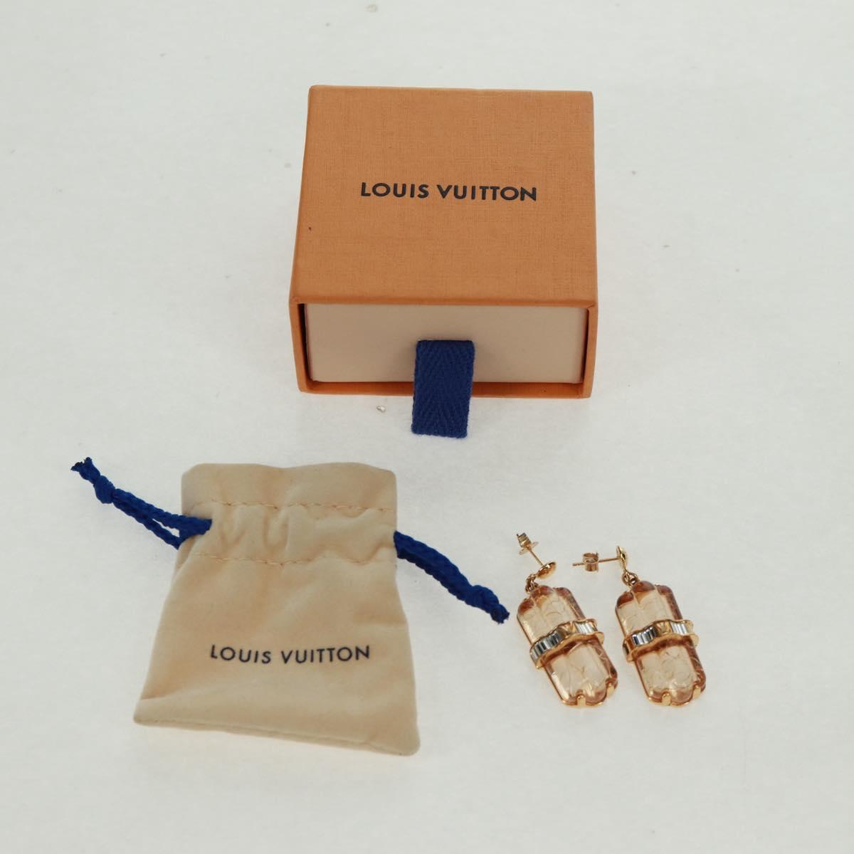 LOUIS VUITTON Pierce Book de Reuille Rock My World metal Gold LV Auth 167979M