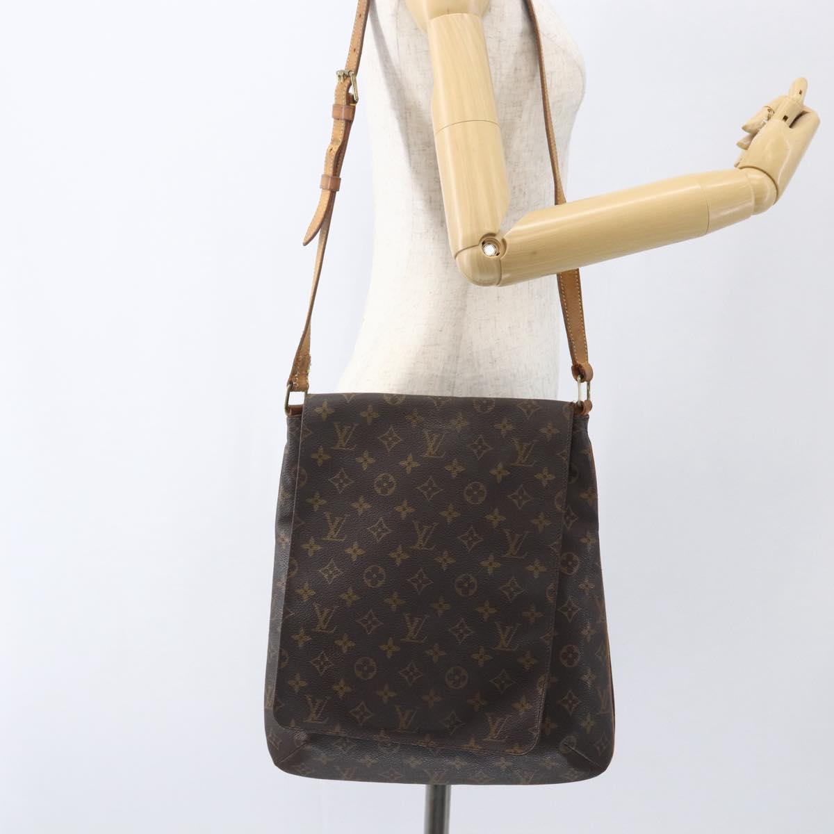 LOUIS VUITTON Monogram Musette Shoulder Bag M51256 LV Auth 168001