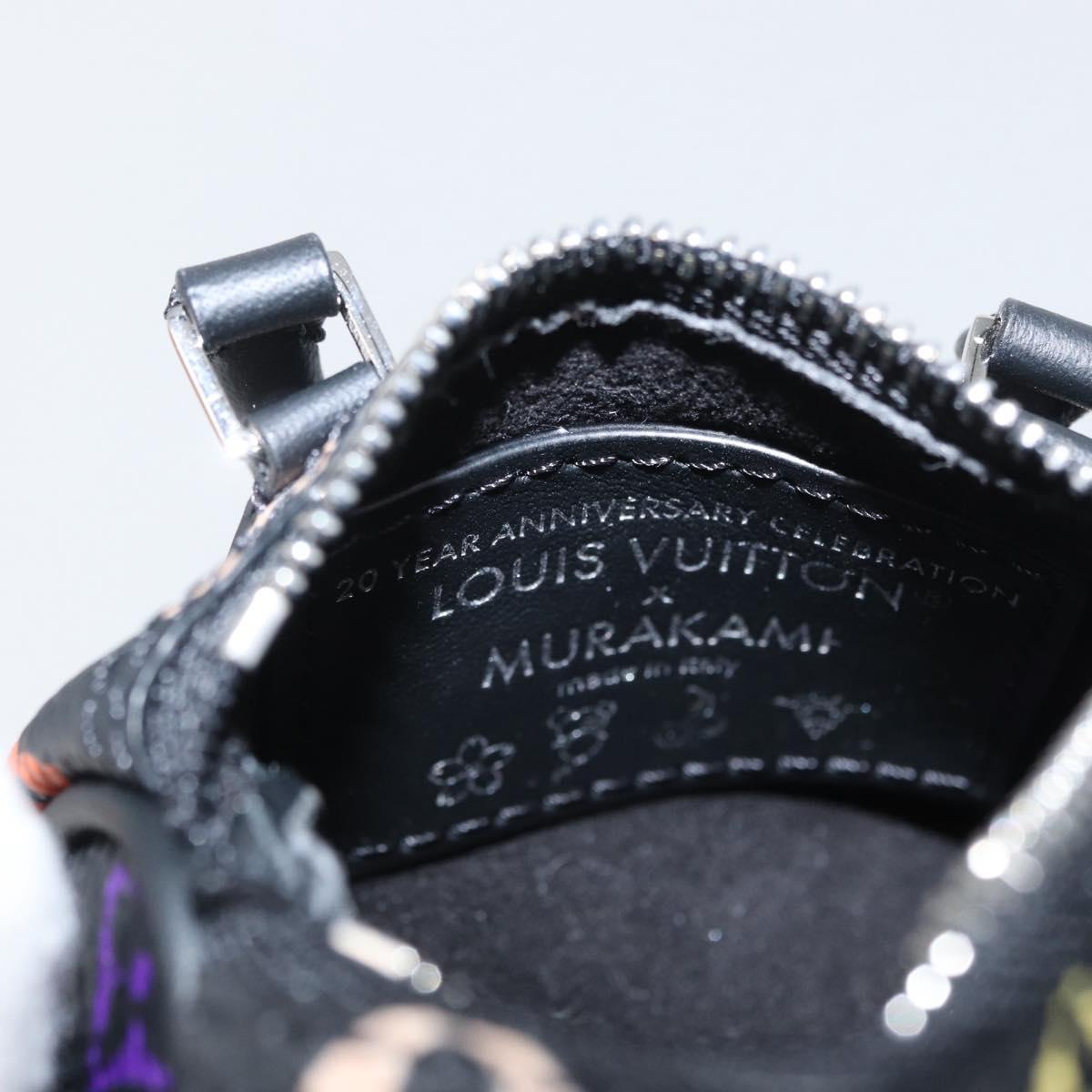 LOUIS VUITTON Multicolor Micro Speedy Bag Charm Black M02459 LV Auth 168038SM