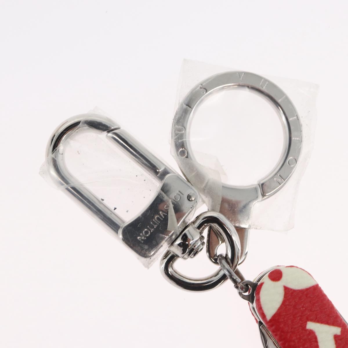 LOUIS VUITTON Monogram LV x Supreme Pocket Knife Key Chain MP2070 Auth 168051SM