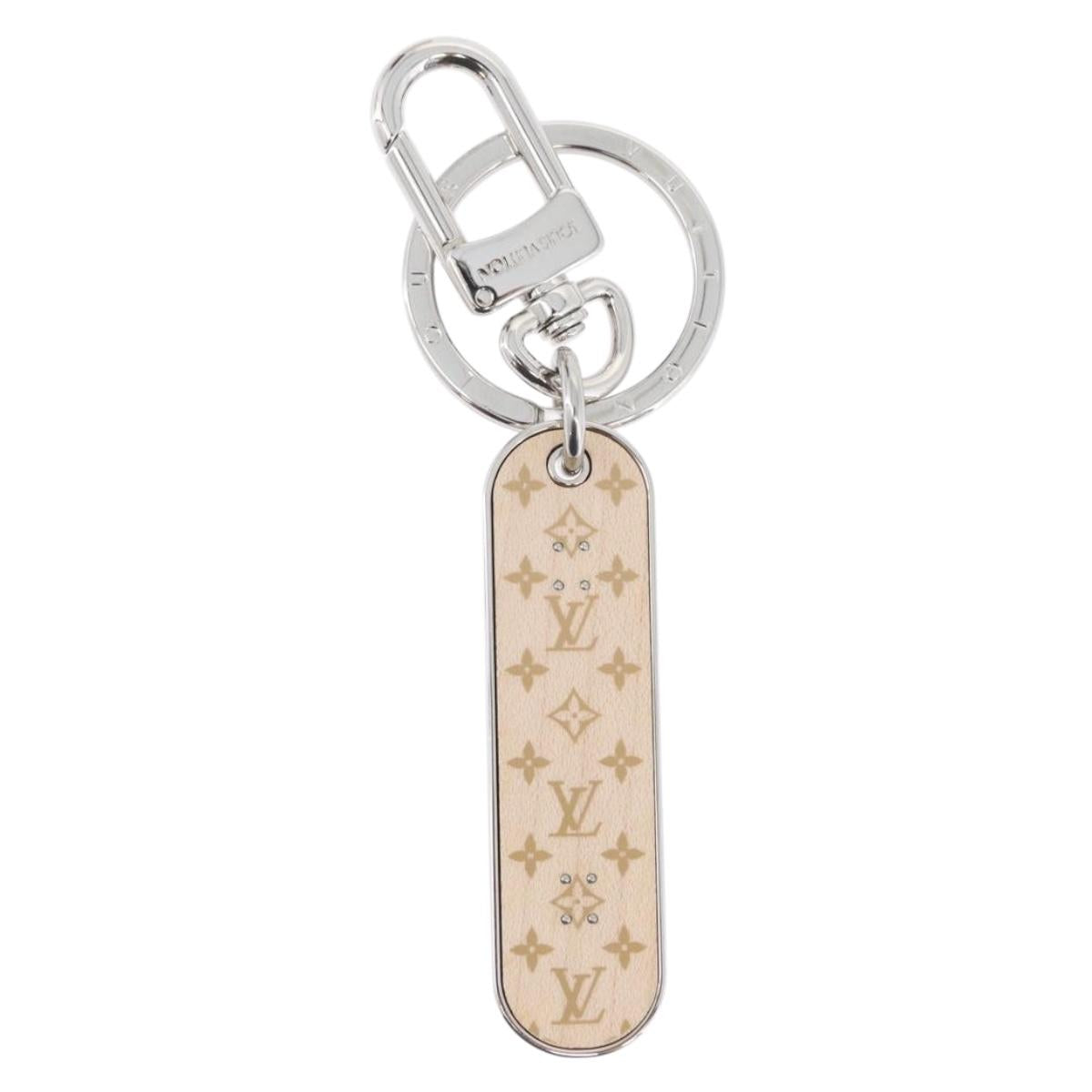 LOUIS VUITTON Porte Cres Skate Board Charm metal Beige MP3135 LV Auth 168052M